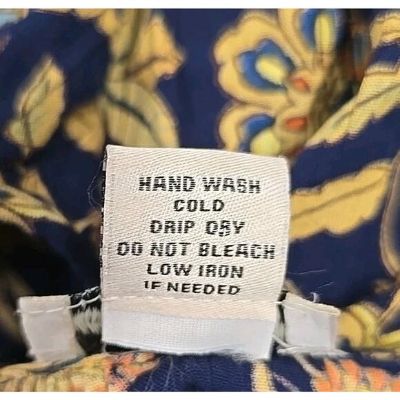 Lola P Women's Boho Tiered Smocked Tassle Waist Maxi Dress Sz XL Ruffle Modest - Picture 6 of 9